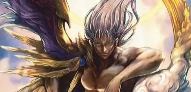 Sephirot One Winged Angel en una de las versiones para Magic: The Gathering.