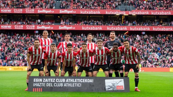 Este es el once que sacaba Valverde ante el Alavés en San Mamés (Foto: Athletic Club).