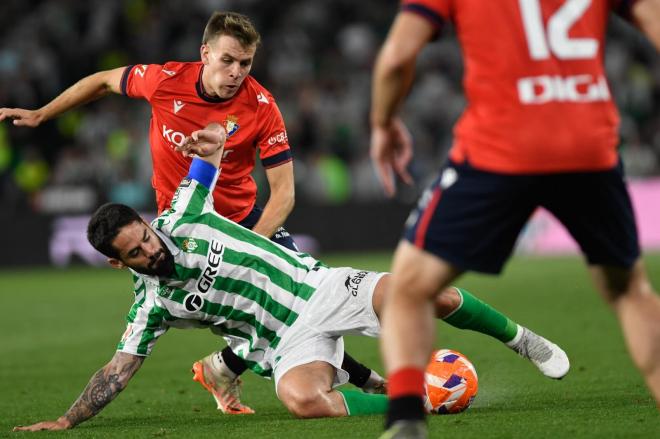 Isco Alarcón, en el partido ante Osasuna (Foto: Kiko Hurtado).