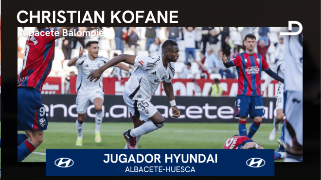 Christian Kofane, Jugador Hyundai del Albacete-Huesca.