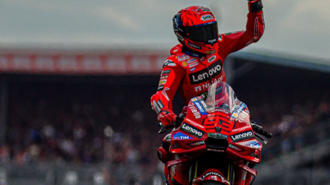 Marc Márquez, en el Gran Premio de Francia (Foto: Ducati).