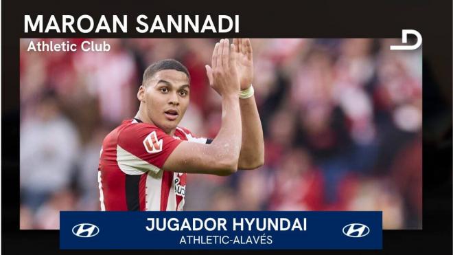 Maroan Sannadi, Jugador Hyundai del Athletic-Alavés.