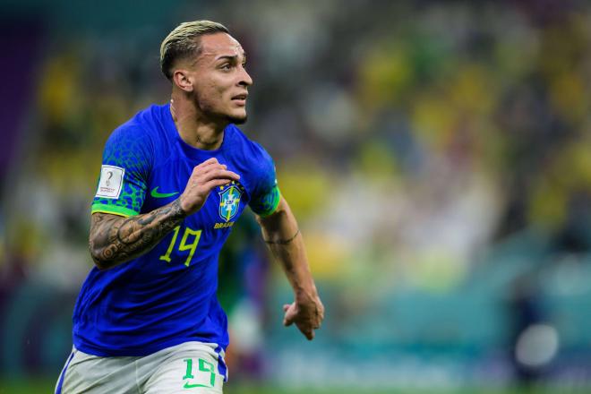 Antony, con Brasil en el Mundial de Catar (Foto: Cordon Press).