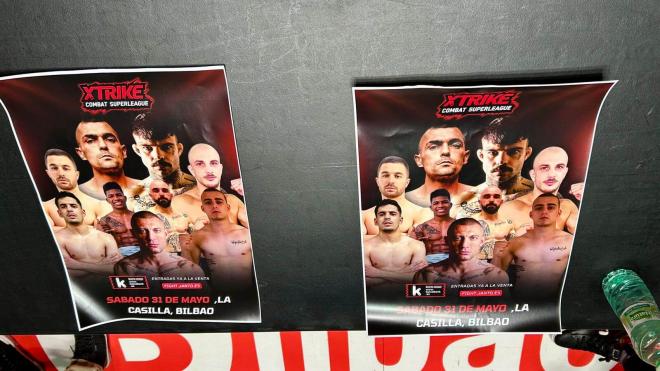 Cartel de la I Gala del Xtrike SuperLeague Combat de MMA que se vivirá el 31 de mayo en Bilbao (Foto: ElDesmarque).