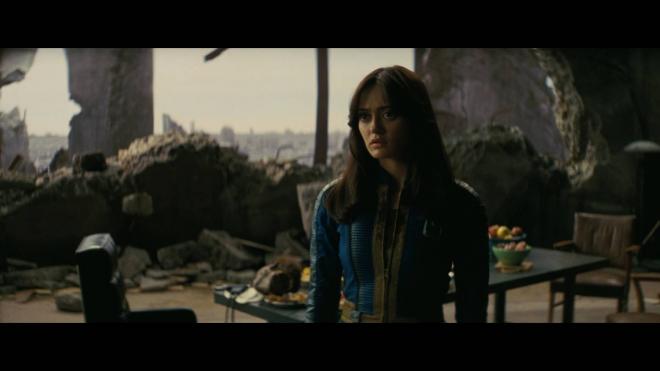 Lucy al final de la 1ª temporada de Fallout