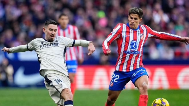 Moi Gómez y Giuliano Simeone (Fuente: Europa Press)
