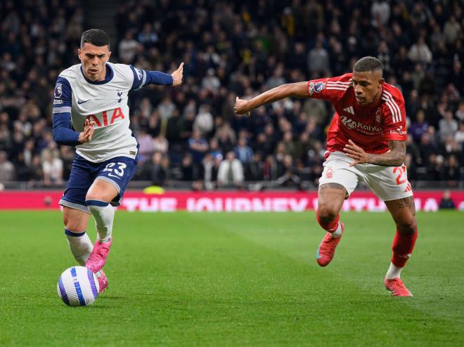 Pedro Porro, en las filas del Tottenham Hotspurs (Foto: CordonPress).
