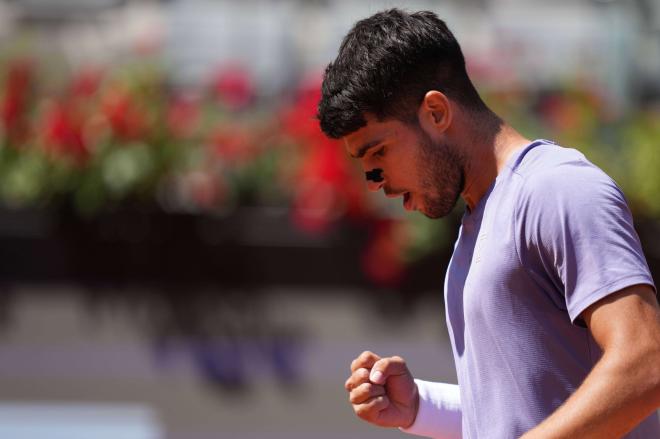 Carlos Alcaraz, en Roma (Foto: Cordon Press).
