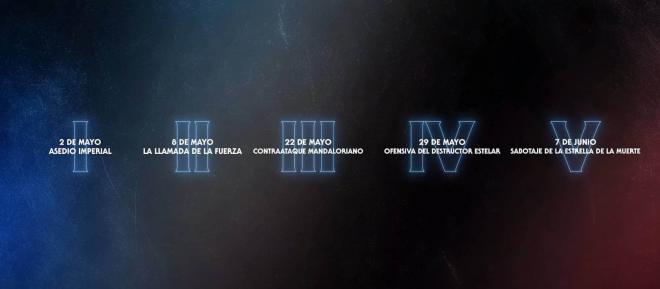 Las fechas de los cinco eventos de Star Wars en Fortnite (Capítulo 6 - Temporada 3)