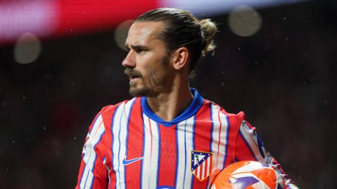 Antoine Griezmann durante un partido del Atlético de Madrid (Fuente: Cordon Press)