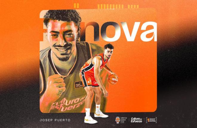 Josep Puerto prolonga su vinculación con Valencia Basket hasta 2027