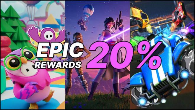 Epic Rewards, el nuevo reembolso del 20% de las compras en Fortnite, Rocket League y Fall Guys
