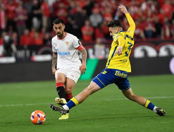 Suso, en el Sevilla-Las Palmas (Foto: Kiko Hurtado).