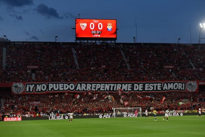 Aspecto del Sánchez-Pizjuán en el Sevilla-Las Palmas (Foto: Kiko Hurtado).