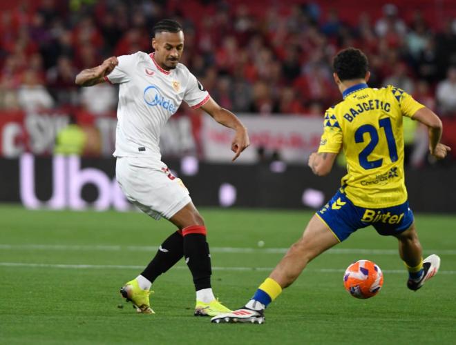 Sow, en el Sevilla-Las Palmas (Foto: Kiko Hurtado).