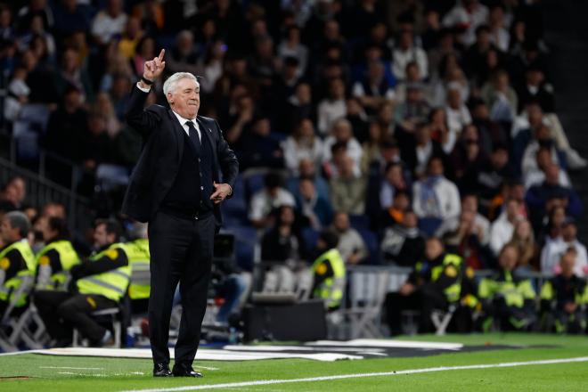 Carlo Ancelotti, en el Real Madrid - Mallorca (Foto: EFE)