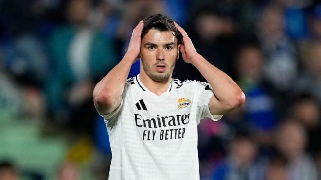 Brahim Díaz en un partido con el Madrid (Europa Press)
