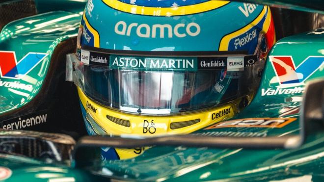 Fernando Alonso, durante el Gran Premio de Miami (Foto: Aston Martin).