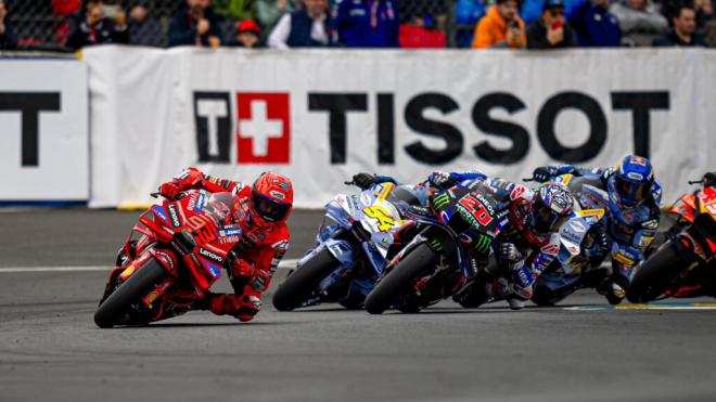 Marc Márquez, durante el Gran Premio de Francia en Le Mans (Foto: Ducati).