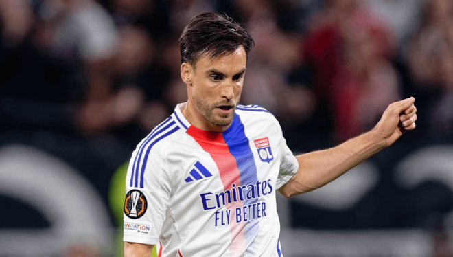 Nicolás Tagliafico, en un partido con el Olympique de Lyon (Foto: Cordon Press).