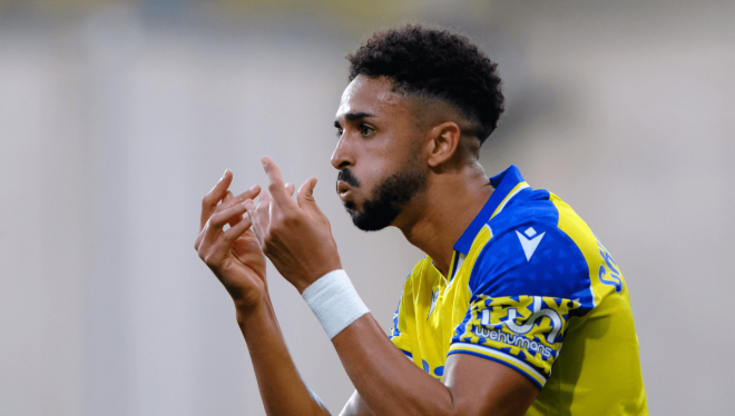 Chris Ramos, en un partido del Cádiz (Foto: LaLiga).