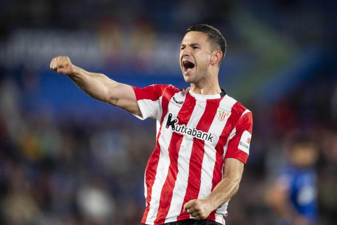 Gol de Gorka Guruzeta ante el Getafe CF de Bordalás en el Coliseum (Foto: Athletic Club).