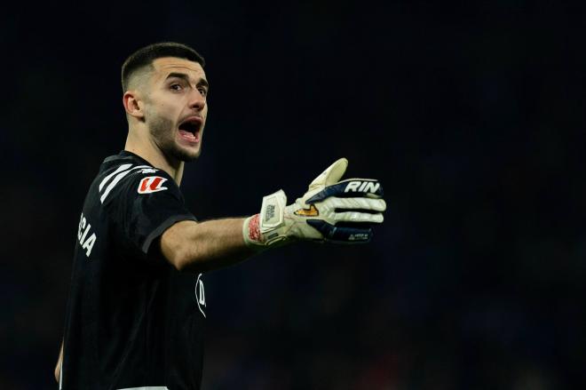 Joan García, en un partido del Espanyol (Foto: Cordon Press).