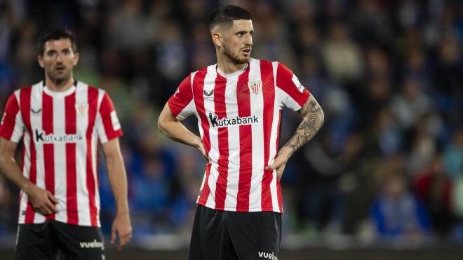 El navarro Oihan Sancet en un partido de LALIGA (Foto: Athletic Club).