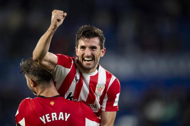 Gol de Dani Vivian ante el Getafe en el Coliseum (Foto: Athletic Club).