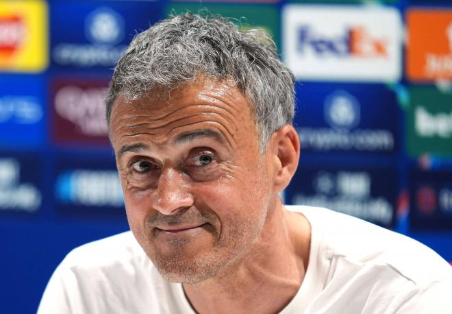 Luis Enrique, en rueda de prensa (Cordon Press)