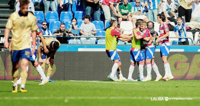 Gol del Granada al Deportivo (Foto: LALIGA).