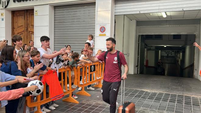 Concentración del Valencia CF