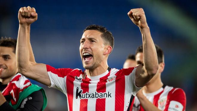 Oscar de Marcos festeja el billete a la Champions League (Foto: Athletic Club).