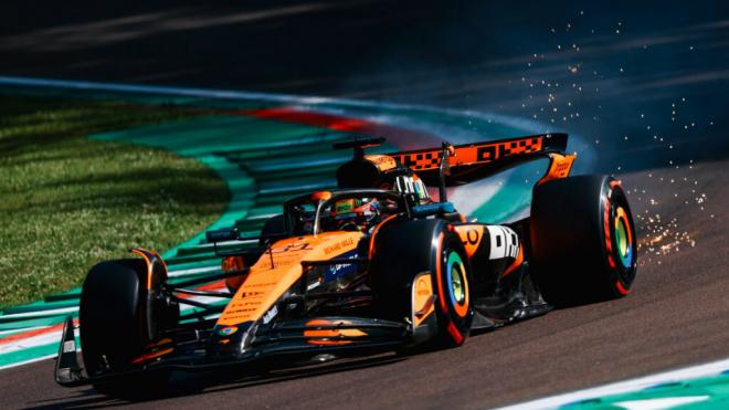 Oscar Piastri, en el Gran Premio de Imola (Foto: McLaren).