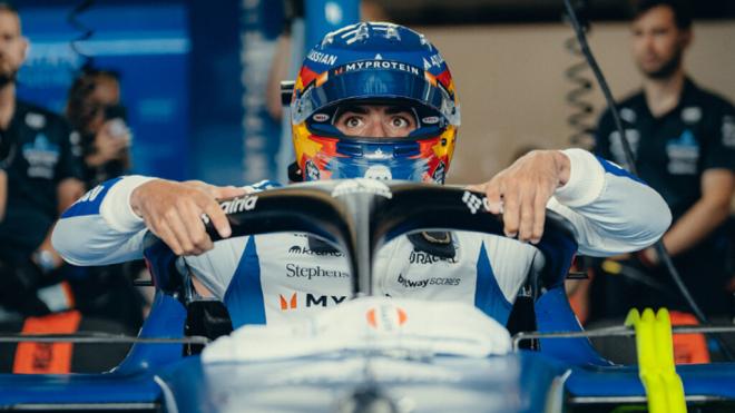 Carlos Sainz, durante el Gran Premio de Imola (Foto: Williams Racing).