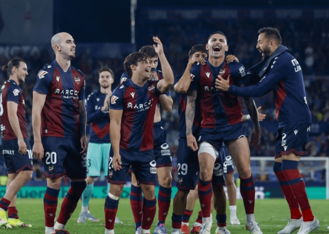 Alegría de gol del Levante