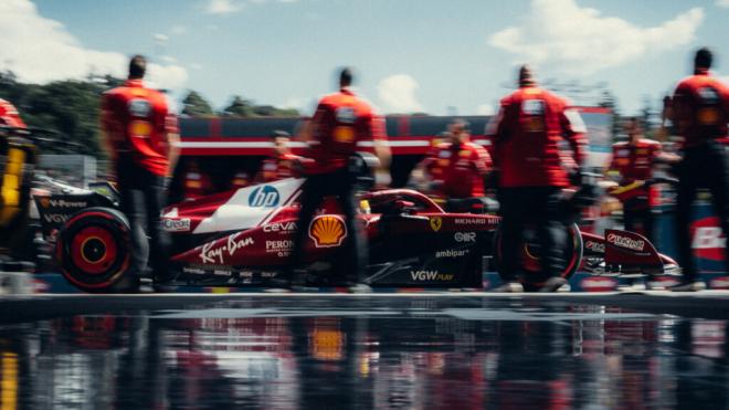 Lewis Hamilton, en el Gran Premio de Imola (Foto: Ferrari).