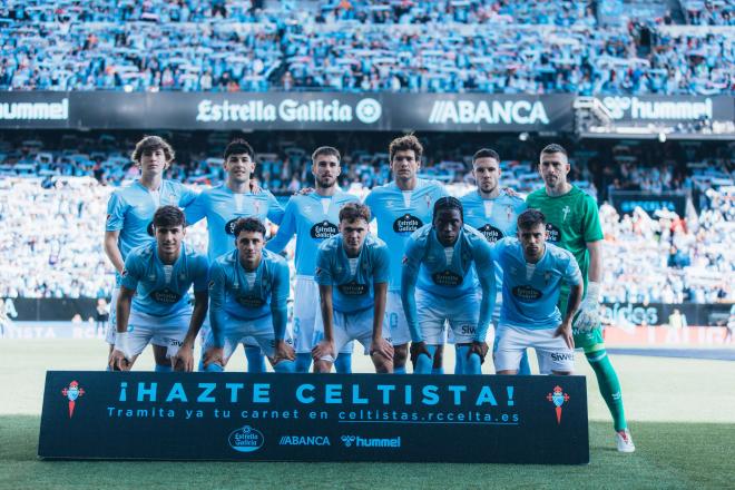 Once titular del Celta ante el Rayo Vallecano (Foto: RC Celta).