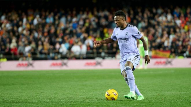 Vinicius, en Mestalla (Cordon Press)