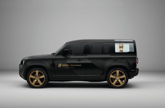 El lateral del Defender 110.