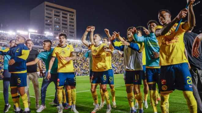 El Club América celebra su pase a la final de la FIFA World Cup (foto: Club América Twitter).