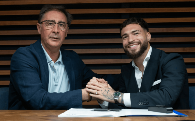 Dani Sánchez renueva su contrato. (Foto: Málaga CF)