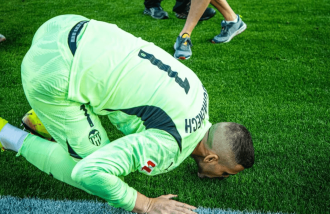 Jaume Doménech se despide de Mestalla