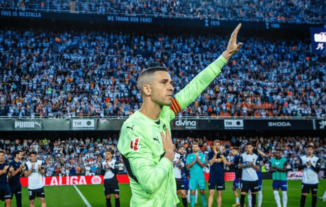 Jaume Doménech se despide de Mestalla