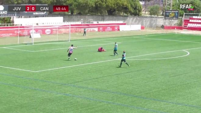 El gesto de deportividad de Dani Güiza (Captura: RFAF).