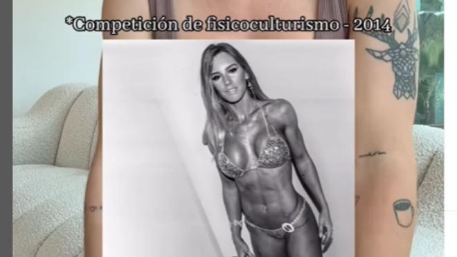 El físico de Verónica Costa cuando competía en fisicoculturismo (Foto: @vikikacosta)