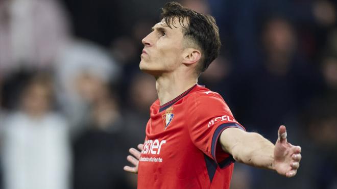 Ante Budimir celebrando un gol con Osasuna (Foto: Europa Press)