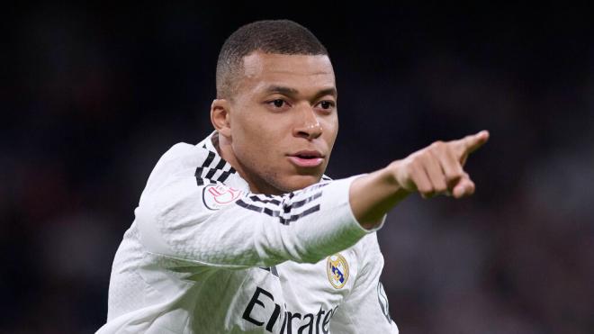 Kylian Mbappé celebrando un gol (Cordon Press)