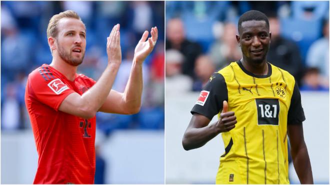 Fotomontaje de Harry Kane y Guirassy (Fuente: Cordon Press)