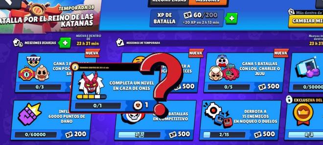 La eliminación temporal de la misión de sushi gratis en la Caza de Onis de Brawl Stars